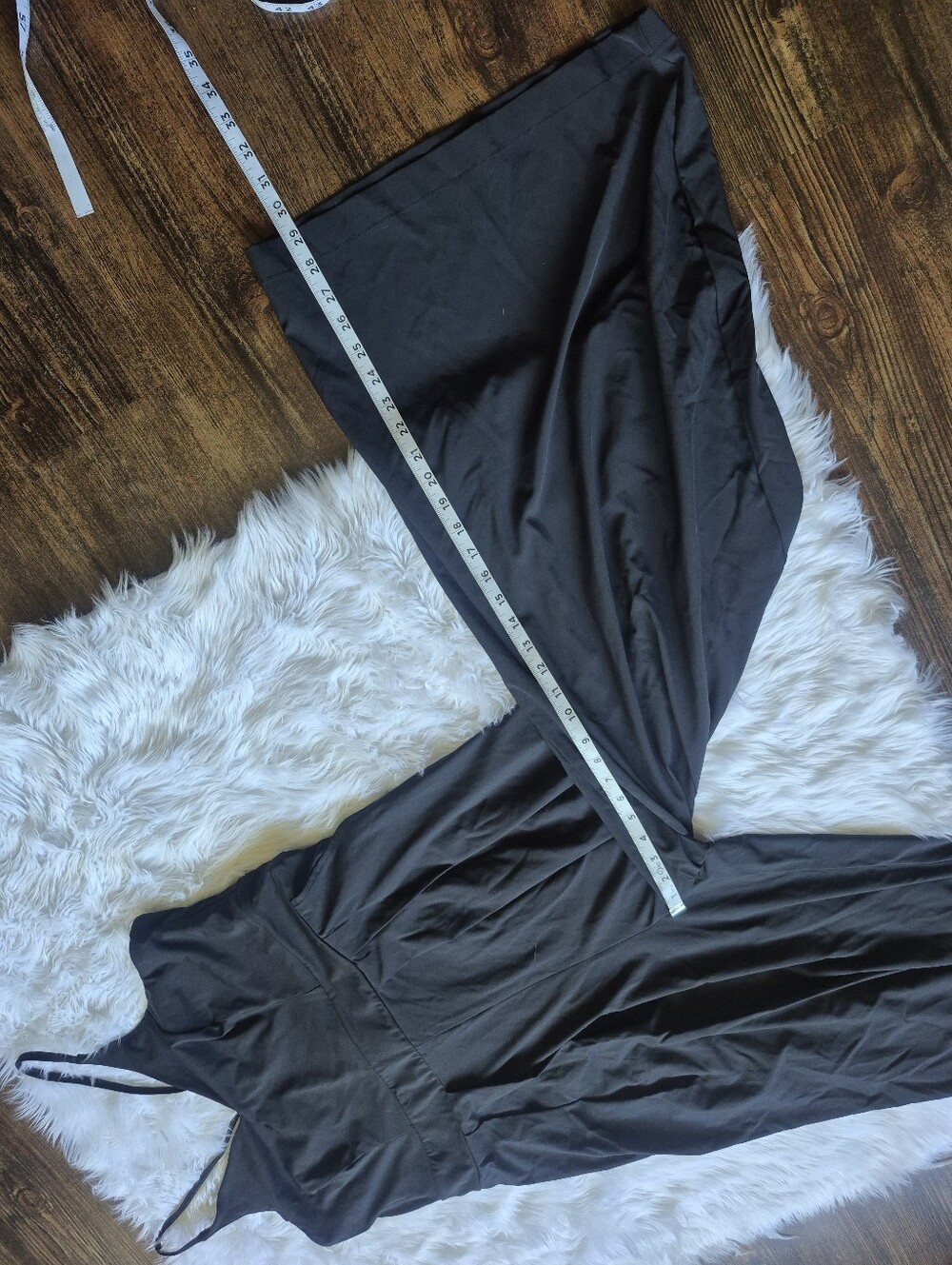Halara Breezeful Wide Leg Sleeveless Jumpsuit Black Size 1X - Picture 7 of 8